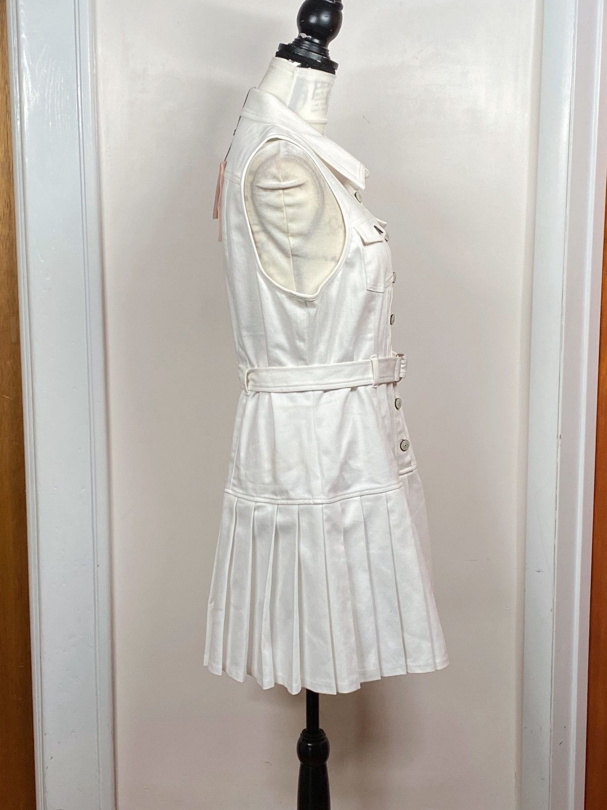 Cinq a Sept Cinq à Sept Moxie Denim Mini Shirtdress size 14 Size XL / US 12-14 / IT 48-50 - 11 Thumbnail