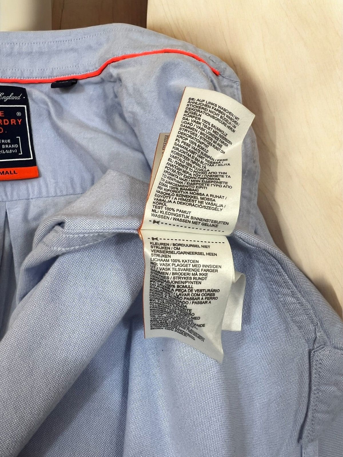 Superdry Superdry blue cotton shirt size S Size US S / EU 44-46 / 1 - 8 Thumbnail