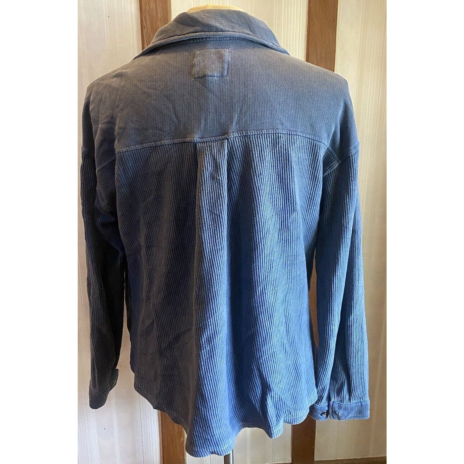 Other Thread & Supply Lewis Shacket Womens M Jacket Blue Oversized Size M / US 6-8 / IT 42-44 - 4 Thumbnail