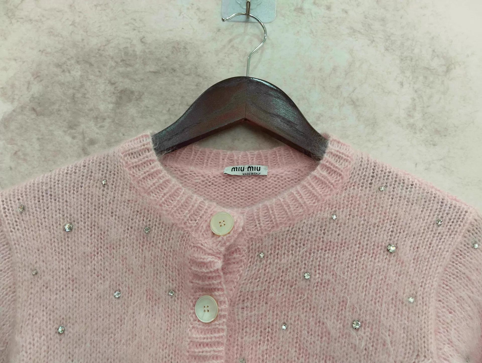 Miu Miu MIU MIU Crystal-Embellished Knit Shorts & Fitted Knit Top 36 Size XS / US 0-2 / IT 36-38 - 3 Thumbnail