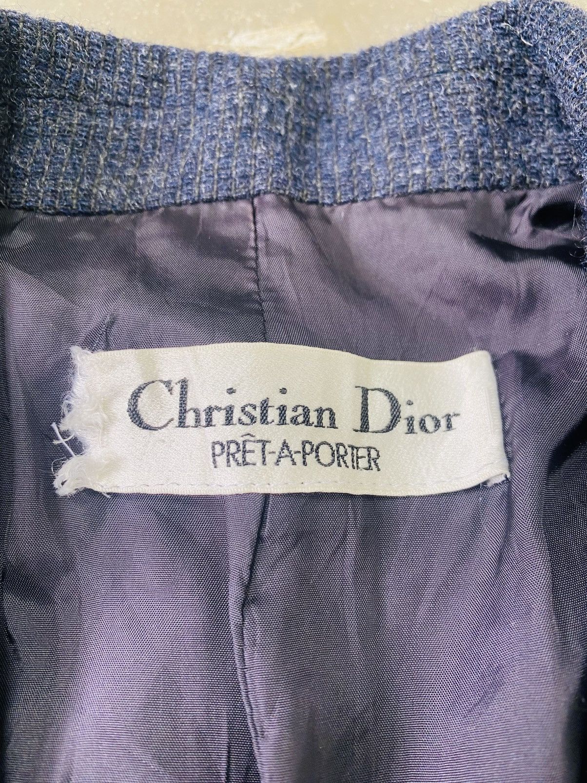 Christian Dior Monsieur Rare Vintage 90s Christian Dior Wool Blazer Size M / US 6-8 / IT 42-44 - 12 Thumbnail