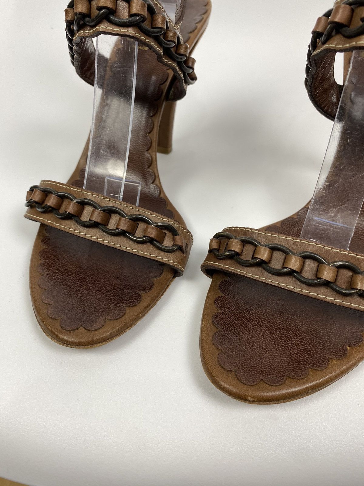Moschino Moschino Cheap&Chic Leather Heels Sandals size 39 Size US 9 / IT 39 - 5 Thumbnail