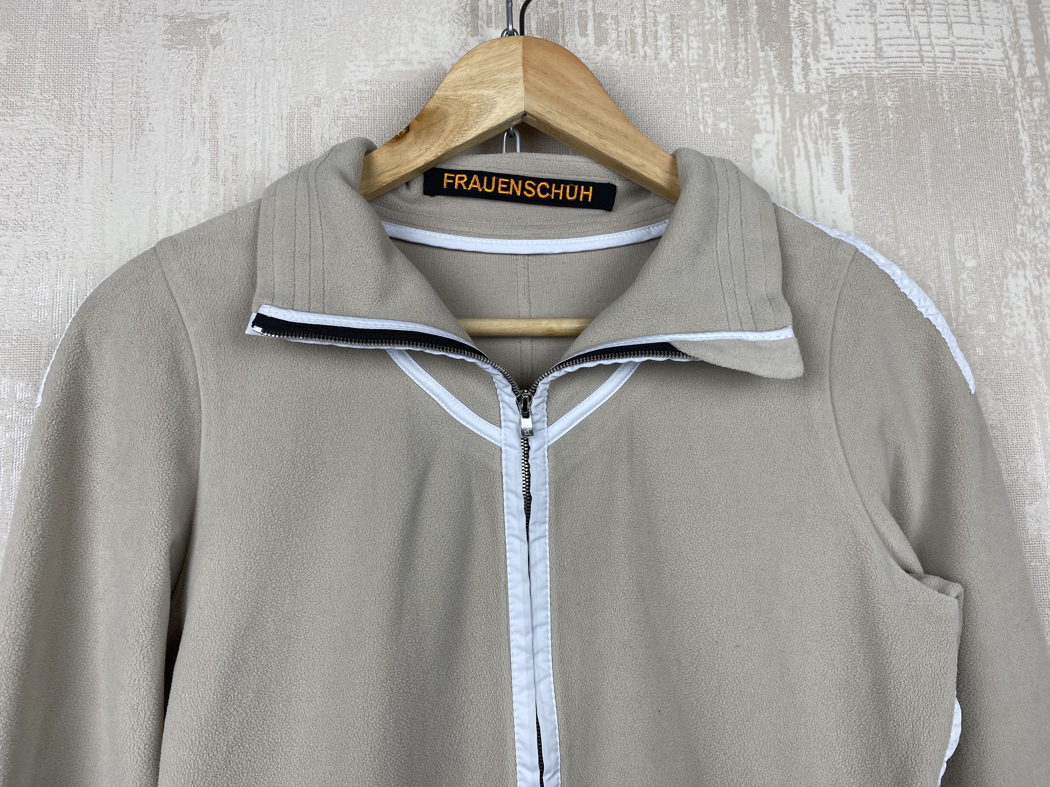 Frauenschuh Frauenschuh Beige Fleece Full Zip Jacket Made in Austria Size M / US 6-8 / IT 42-44 - 6 Thumbnail