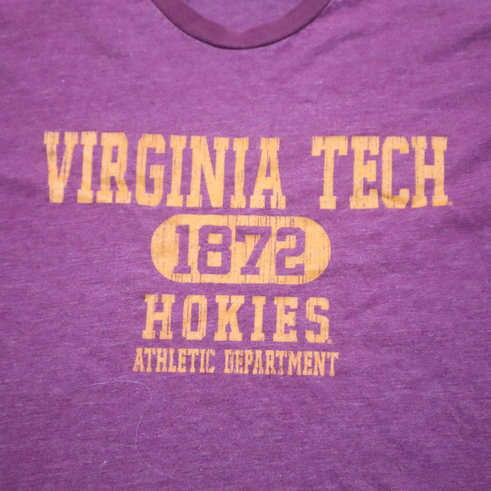 Vintage VIRGINIA TECH Hokies VT VA Burgundy Red Tee Shirt Adult Men's M White Shirt VT Hokies Mens M White Size US M / EU 48-50 / 2 - 2 Thumbnail