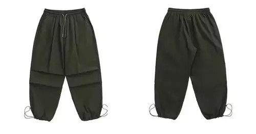 Jean 20SS Indigo Union Japan Olive Worker Minimal Pants Size US 34 / EU 50 - 2 Thumbnail