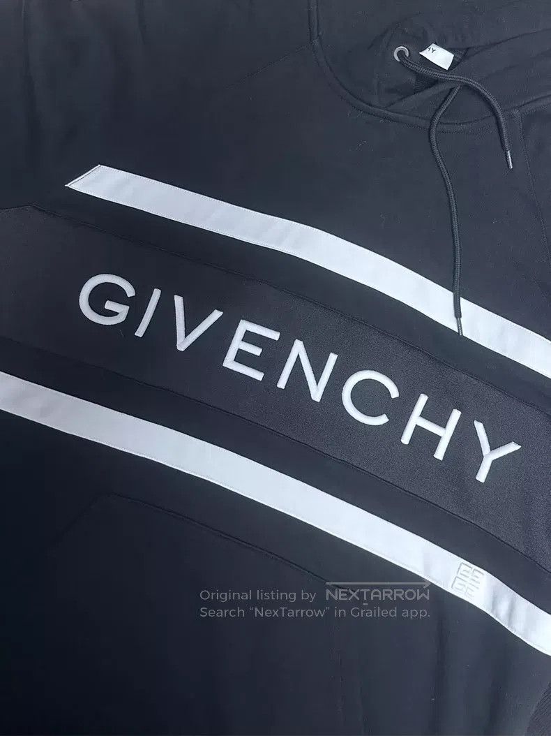 Givenchy Givenchy Classic Logo Black Letter Hoodie Size US M / EU 48-50 / 2 - 5 Thumbnail