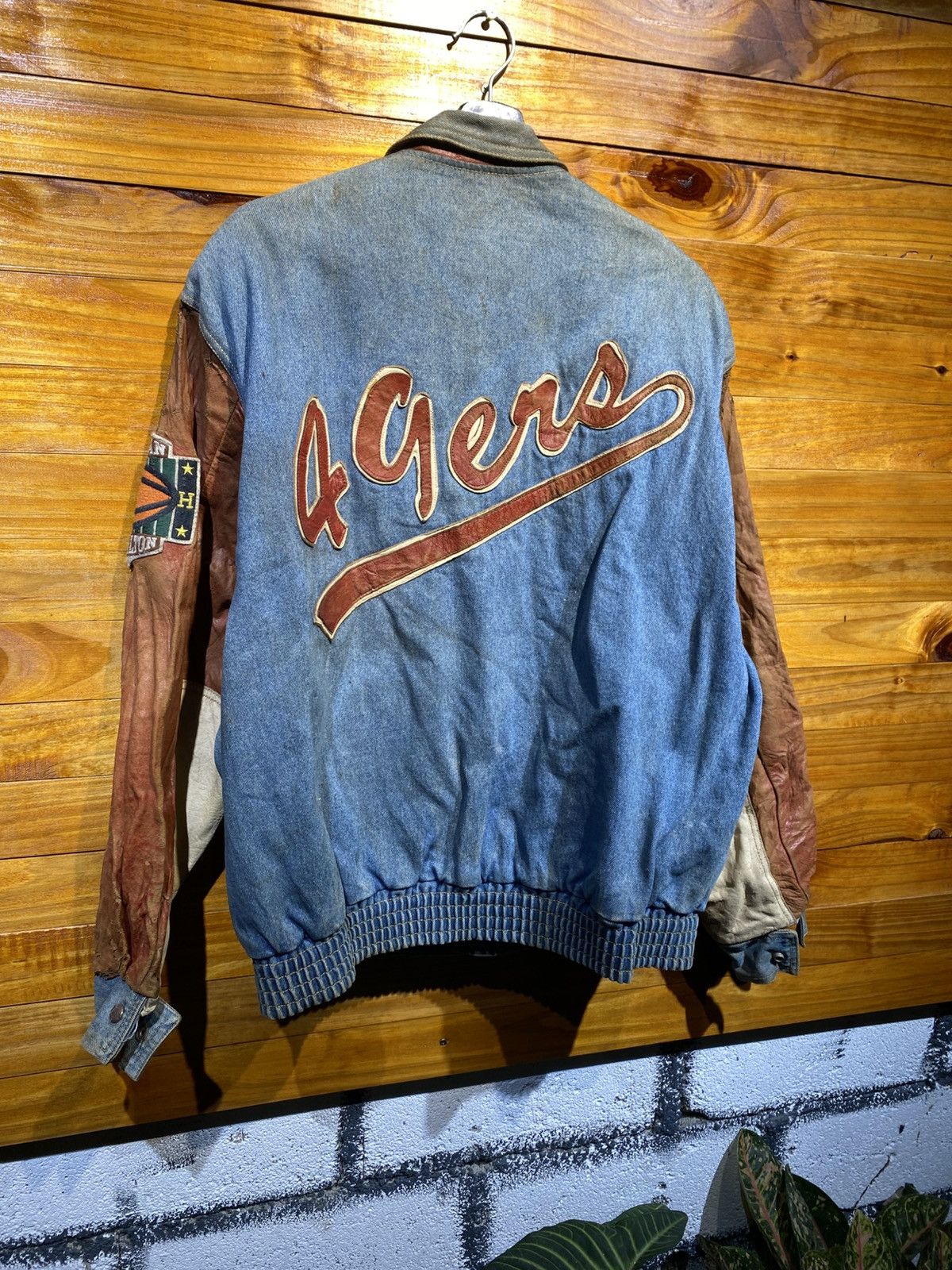 Jeff Hamilton Vintage 1990s Jeff Hamilton 49ers NFL Varsity Jacket – Men’s Size US L / EU 52-54 / 3 - 5 Thumbnail