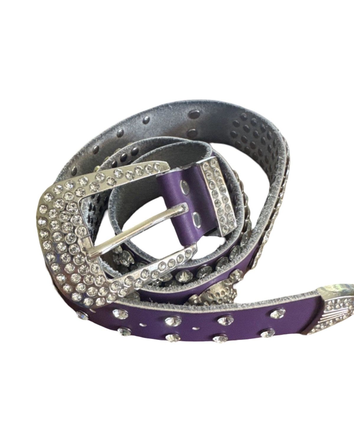Other Purple Belt w/ Rhinestones Size 32 - 1 Thumbnail