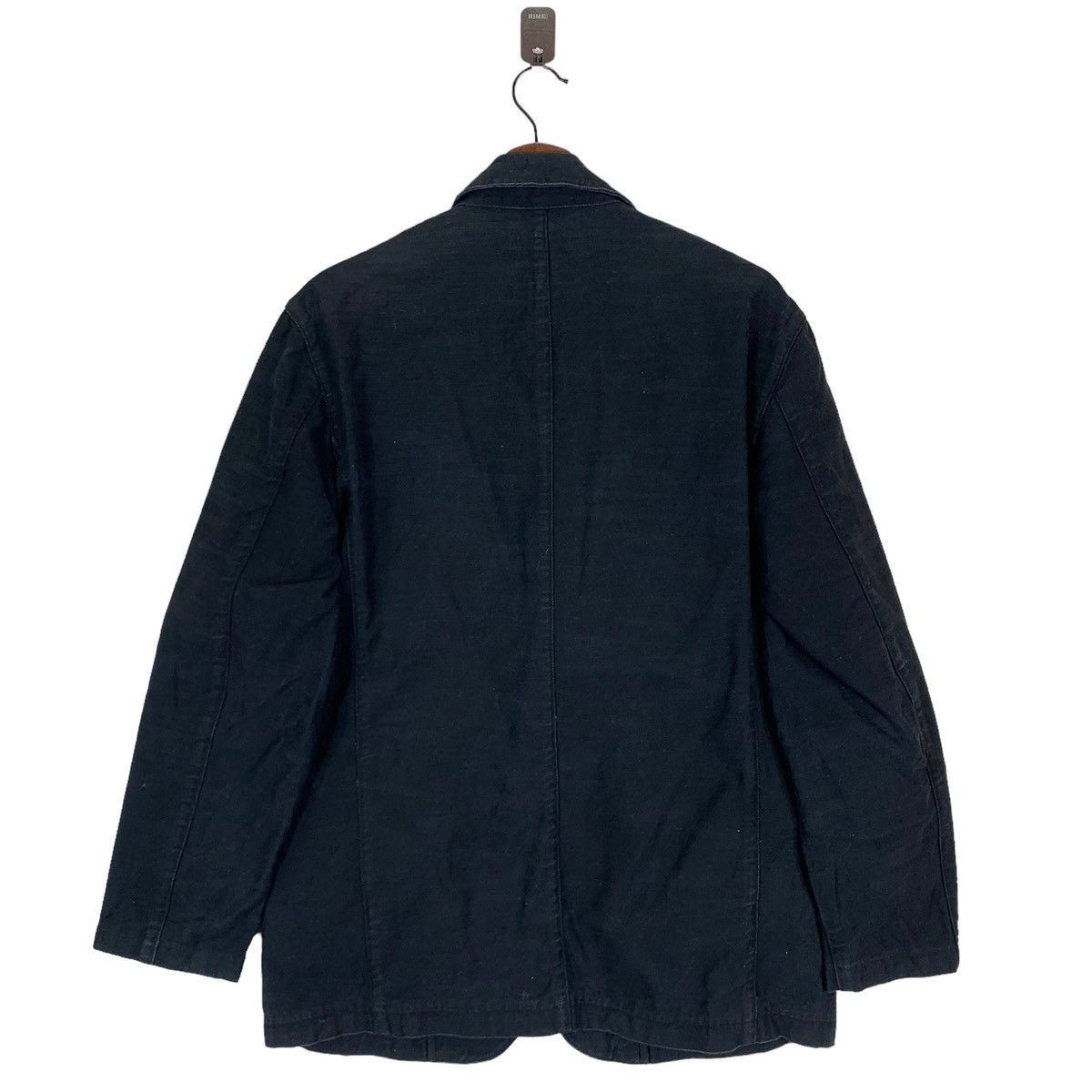 Vintage × Woolrich Woolen Mills Vintage Woolrich Woolen Mills Cotton Black Jacket Size L / US 10 / IT 46 - 7 Thumbnail