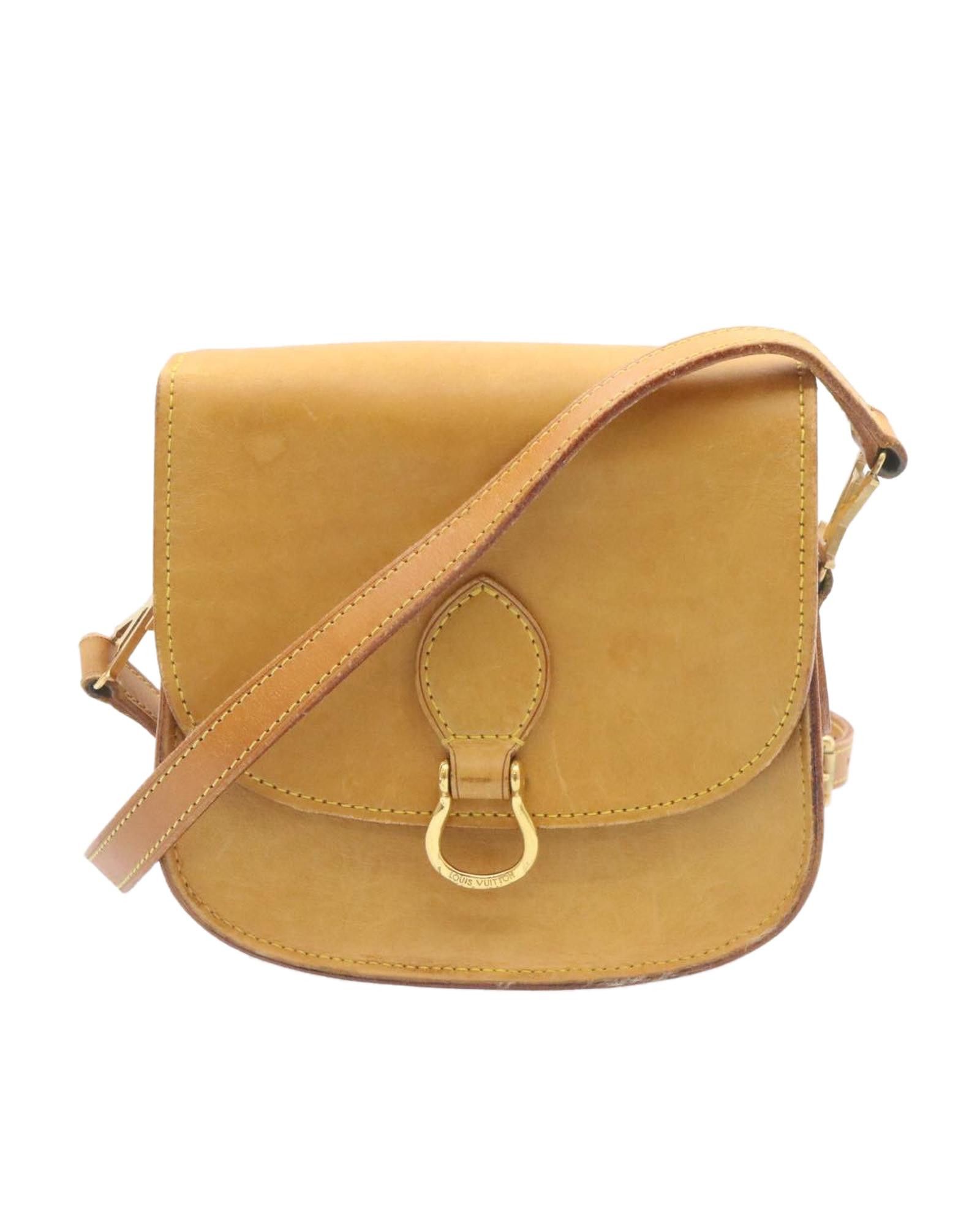 image of Louis Vuitton Nomad Bebe Saint Cloud Pm Shoulder Bag in Beige, Women's