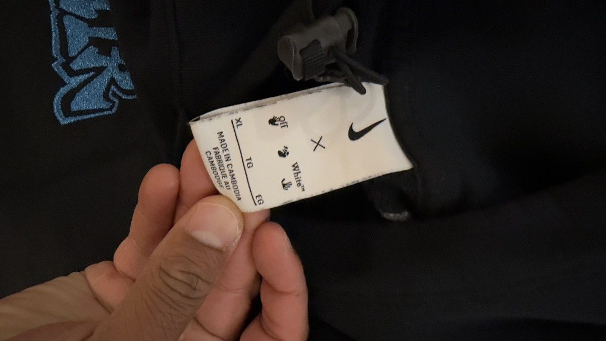 Nike × Off-White Nike off white “others” hoodie Size US XL / EU 56 / 4 - 4 Thumbnail