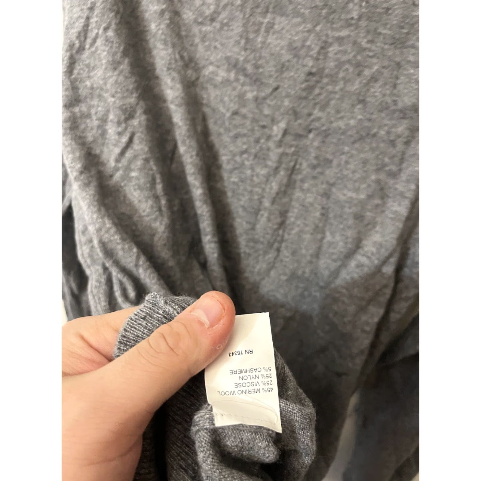 Vintage Filippo Riberti 1/4 Zip Sweater Men 2XL Heather Gray Pullover Wool Cashmere Mock Neck Zipper All Seasons Classic Outdoor Preppy Size US XXL / EU 58 / 5 - 5 Thumbnail