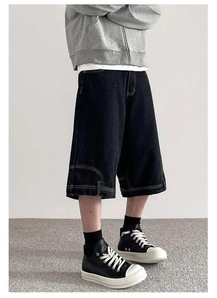 Japanese Brand × Jean Reversable Denim Shorts Size US 30 / EU 46 - 2 Thumbnail