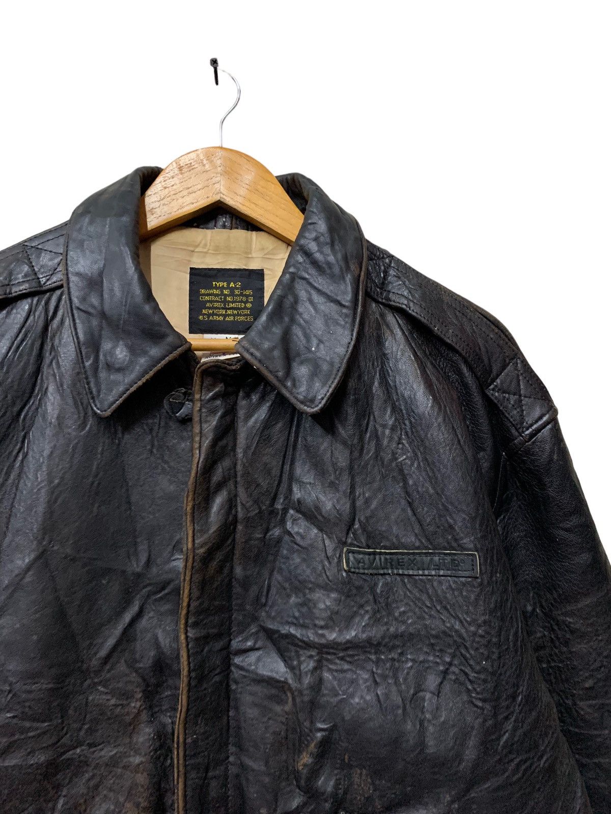 Avirex 🔥VTG AVIREX USAF TYPE A2 LEATHER JACKETS Size US M / EU 48-50 / 2 - 6 Thumbnail