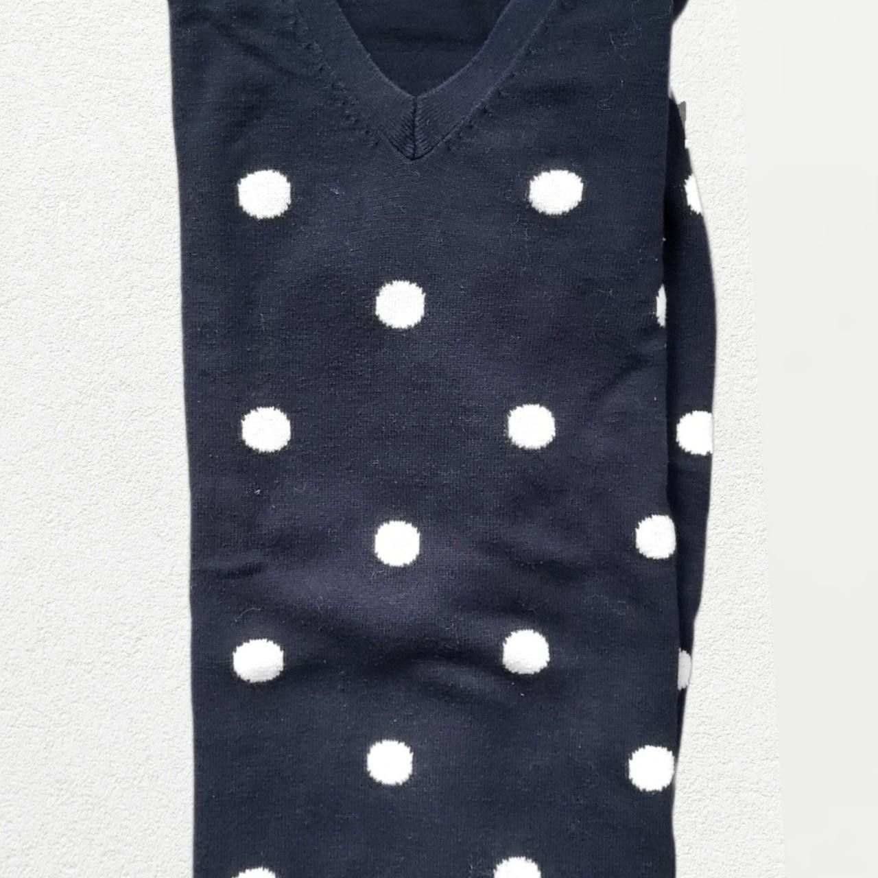 Tommy Hilfiger Tommy Hilfiger Women's White and Navy Jumper - Size S Size S / US 4 / IT 40 - 5 Thumbnail