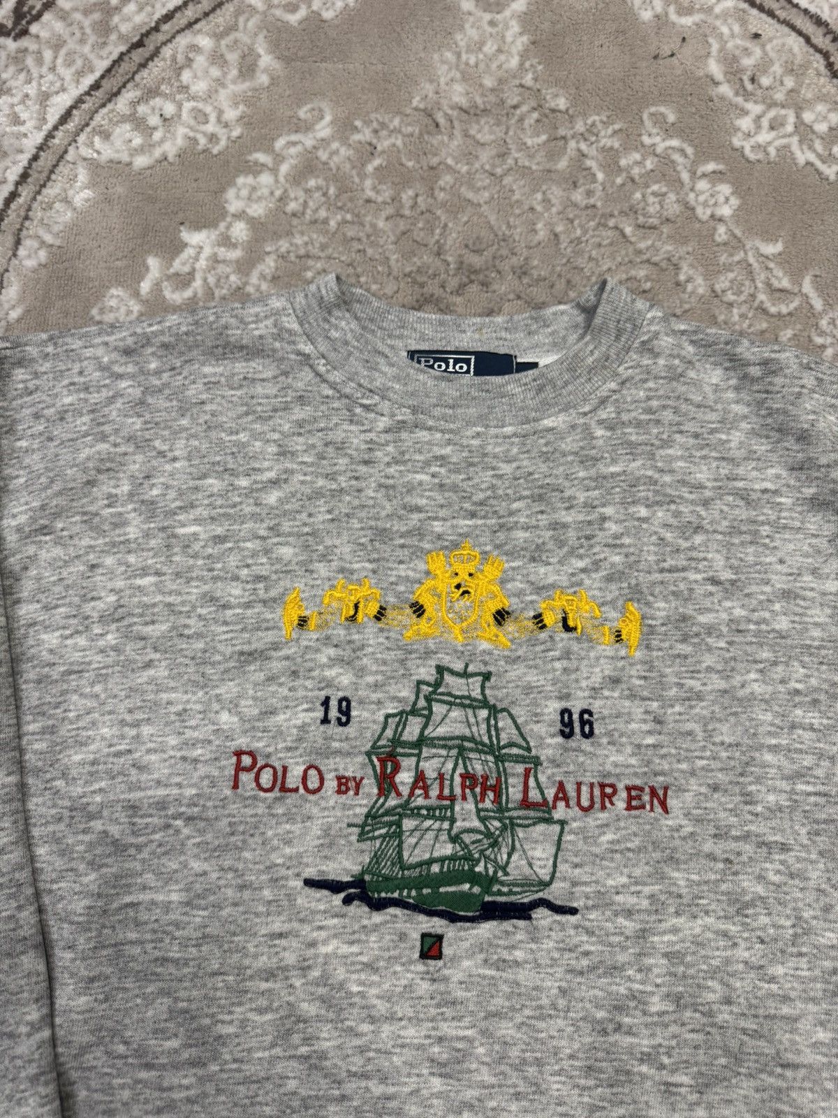 Polo Ralph Lauren 90’s Polo Ralph Lauren Vintage sweatshirt Size US M / EU 48-50 / 2 - 2 Thumbnail
