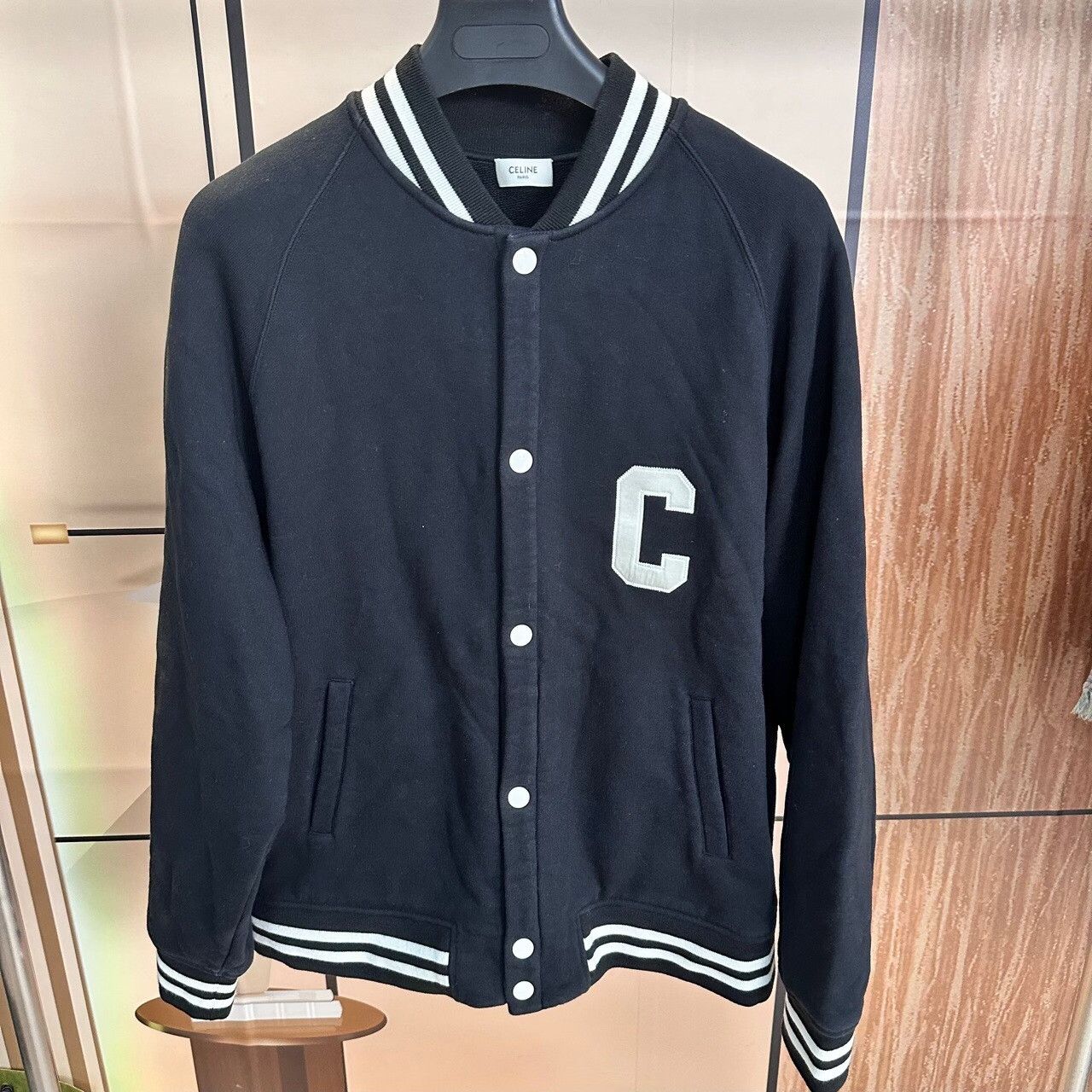 Celine Celine Retro Striped Black Jacket M Women Size M / US 6-8 / IT 42-44 - 1 Thumbnail