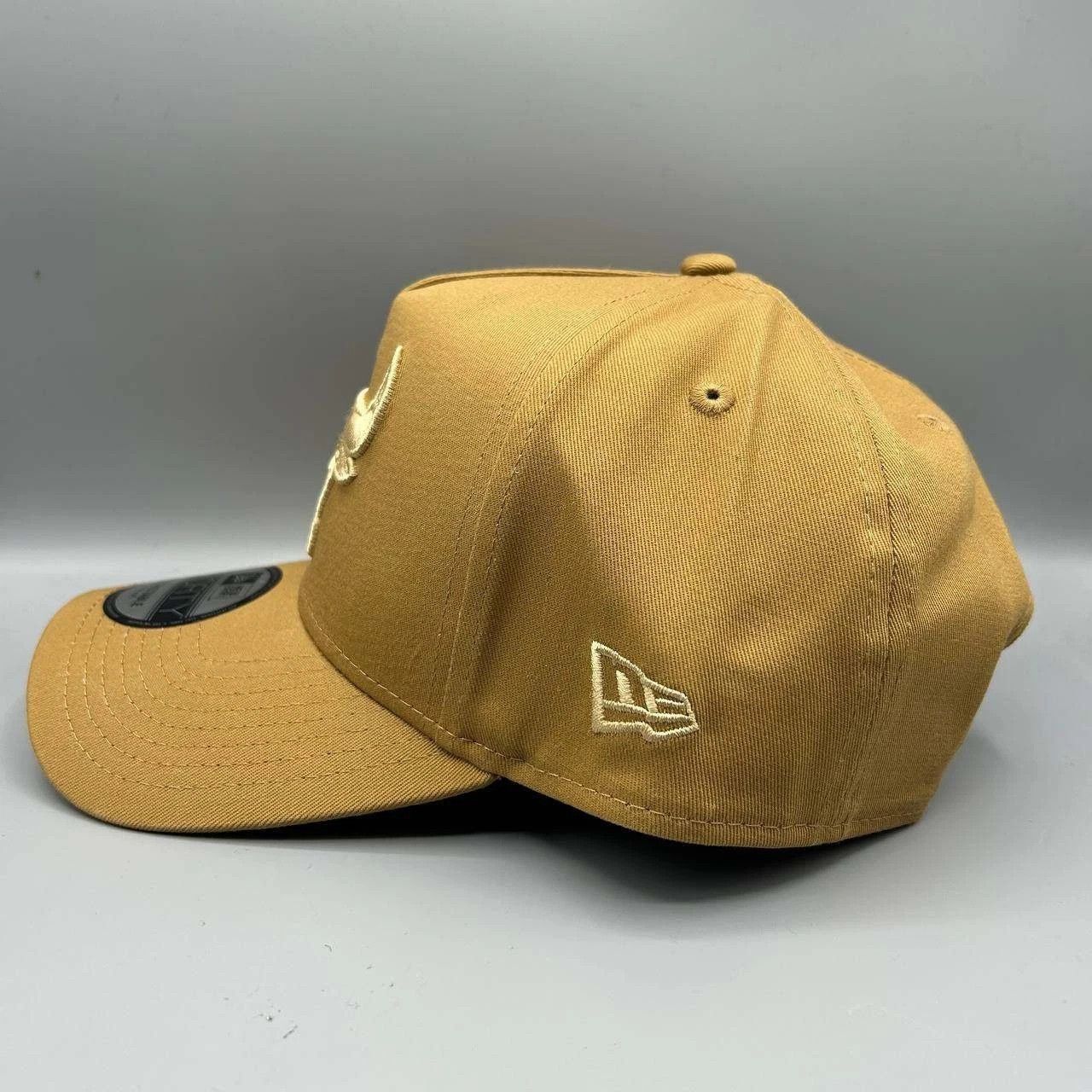 New Era Chicago Bulls Hat Men Brown Snap Back Cap Cotton New A-Frame Size ONE SIZE - 7 Thumbnail