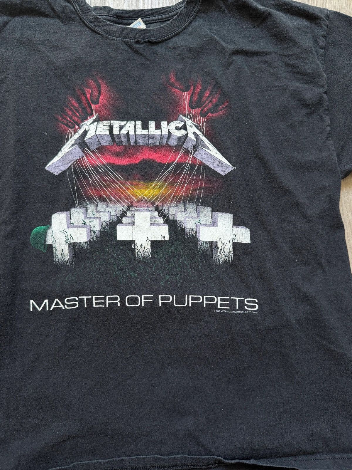 Vintage Vintage Metallica Master of Puppets Tee Size US XL / EU 56 / 4 - 3 Thumbnail