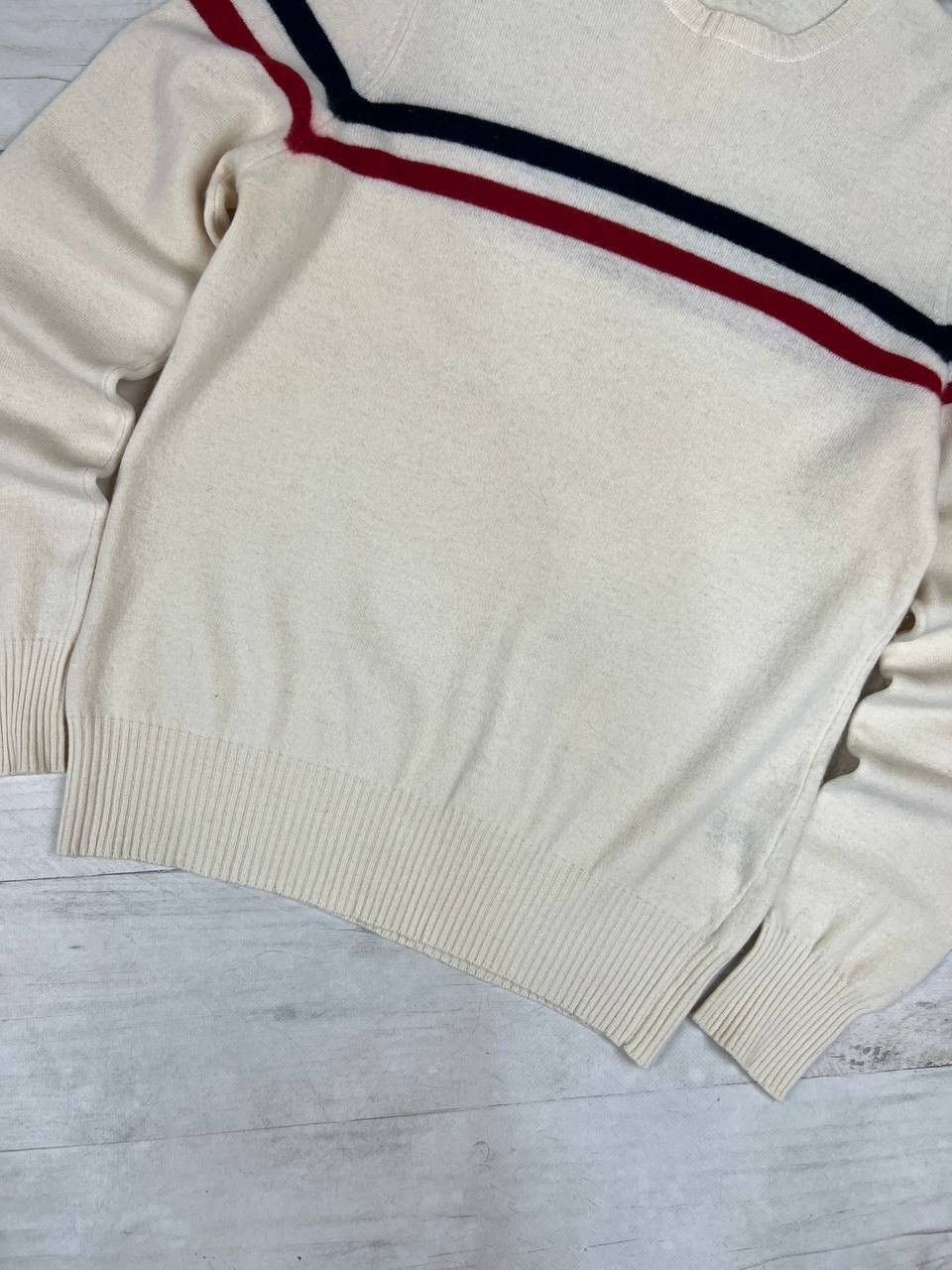 Moncler Vintage Moncler Wool Sweater Striped Size US M / EU 48-50 / 2 - 3 Thumbnail