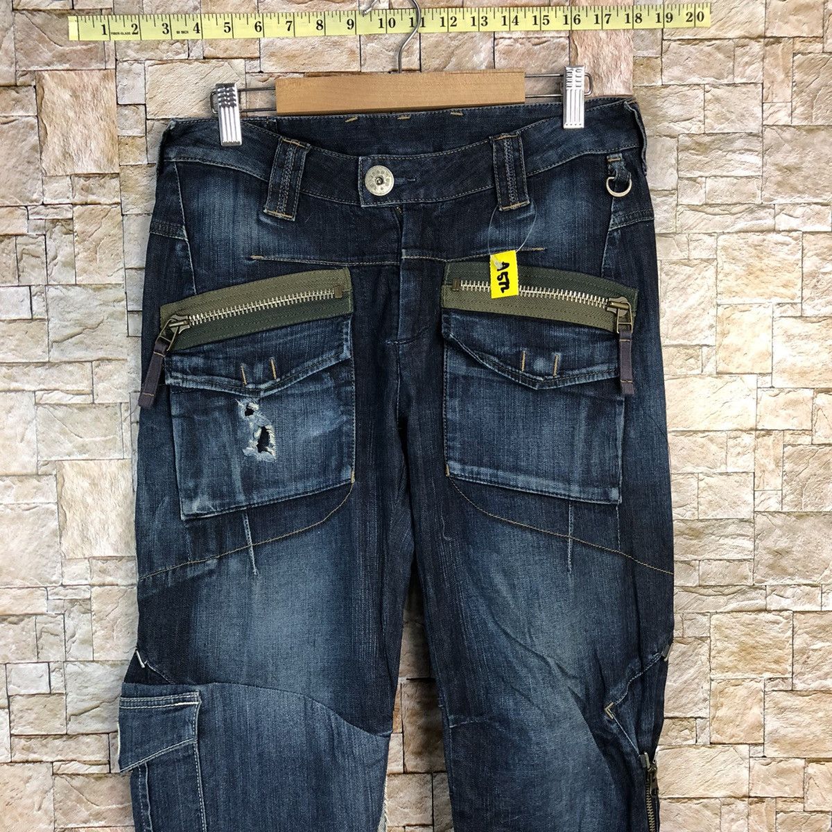 Marithe + Francois Girbaud Marithe Francois Girbaund Blue Custom Denim Pants #A572 Size US 30 / EU 46 - 5 Thumbnail