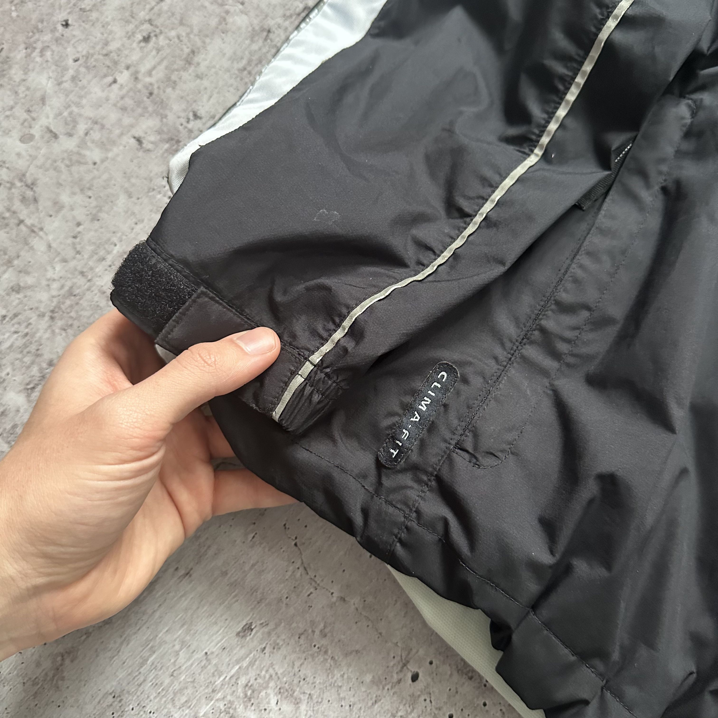 Nike × Vintage Nike y2k Vintage Swoosh Logo Nylon Drill Track Jacket Size US XL / EU 56 / 4 - 6 Thumbnail
