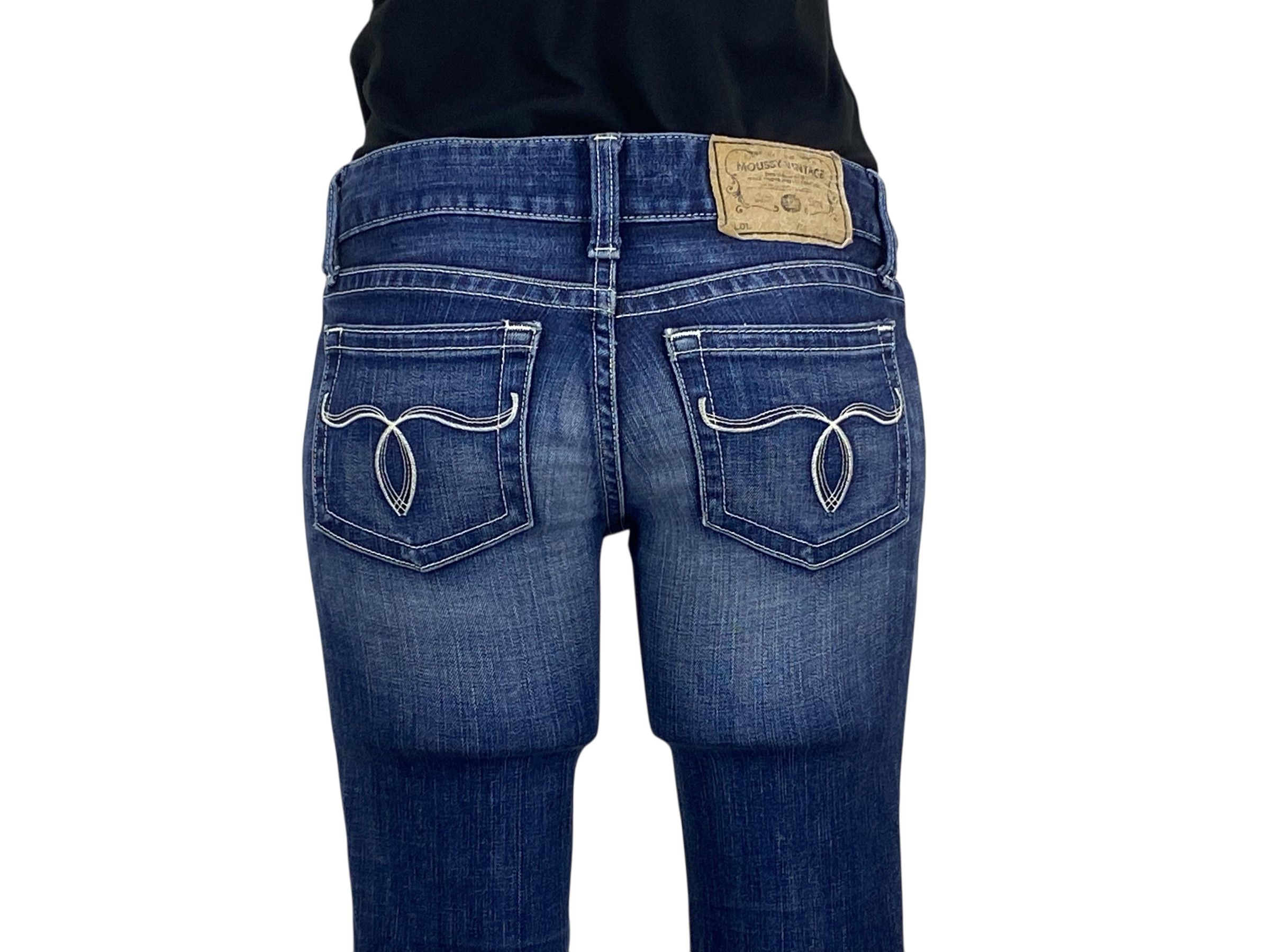 Japanese Brand Moussy Jeans Skinny Jeans Low Rise Jeans Size 25" / US 0 / IT 36 - 6 Thumbnail
