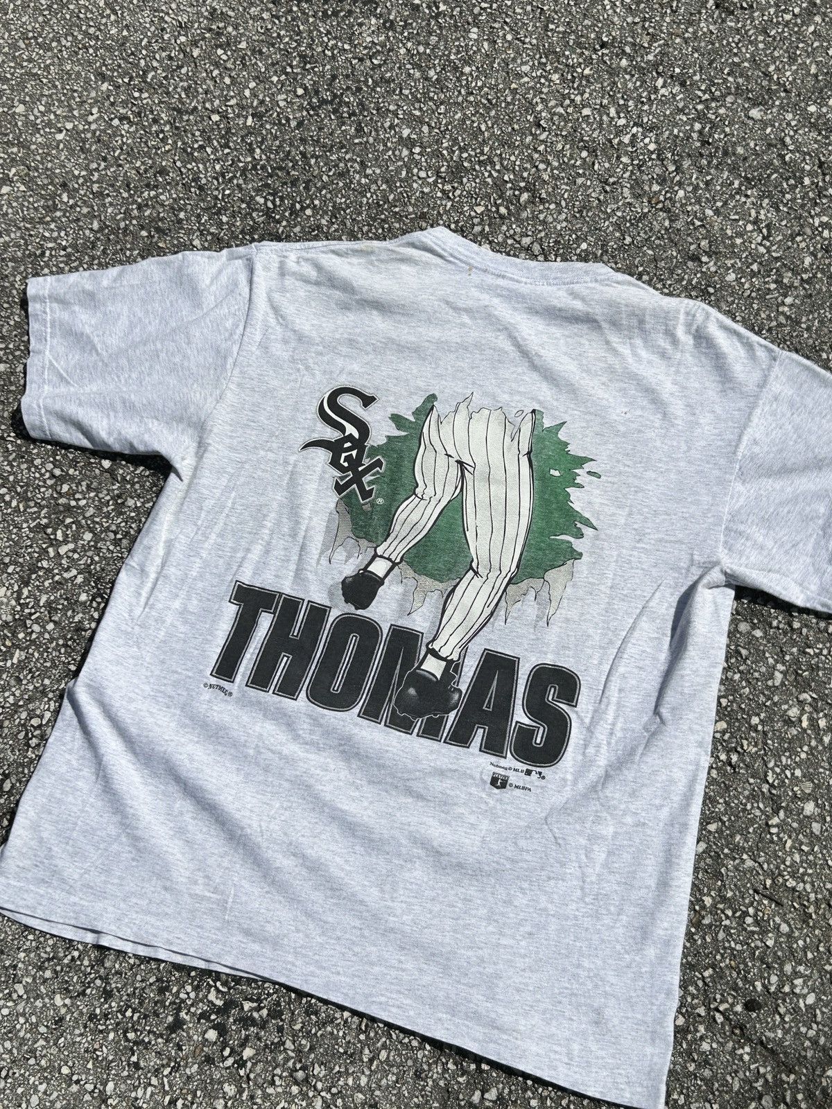 Nutmeg Nutmeg White Sox Frank Thomas T-shirt size-XL Size US XL / EU 56 / 4 - 5 Thumbnail