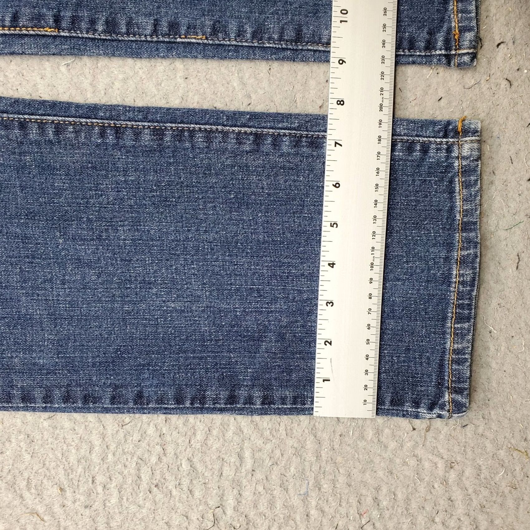 Levi's Levi's 505 Straight Leg Jeans Womens 10 Blue Denim Red Tab Faded Streetwear Jeans Size 32" / US 10 / IT 46 - 5 Thumbnail