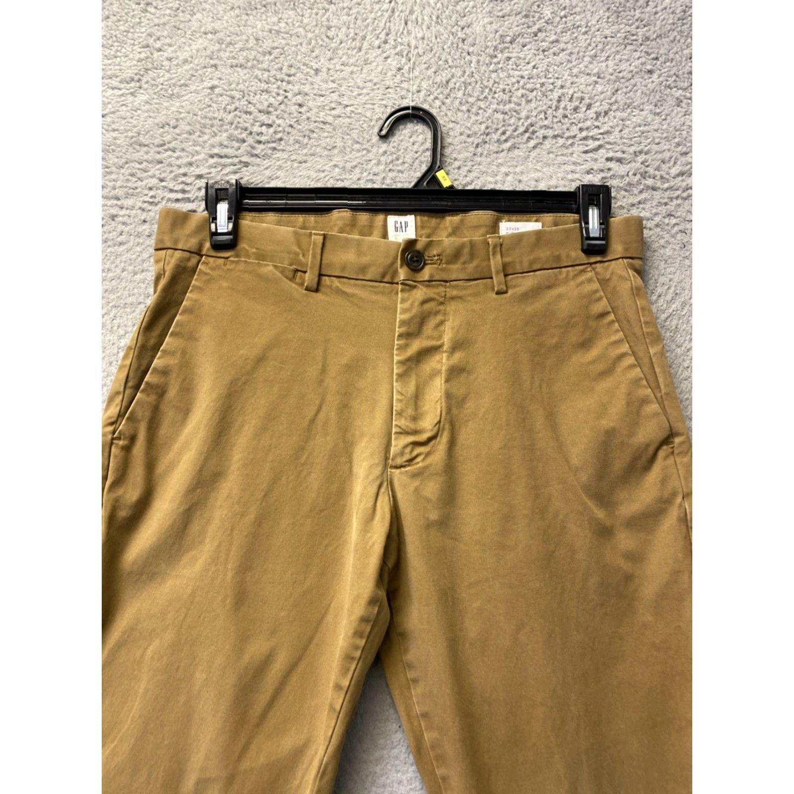 Gap GAP Pants Mens Slim Chino Pants Dark Hazel Size 32x30 Regular Straight Zip Button Front City Commute Size US 32 / EU 48 - 2 Thumbnail