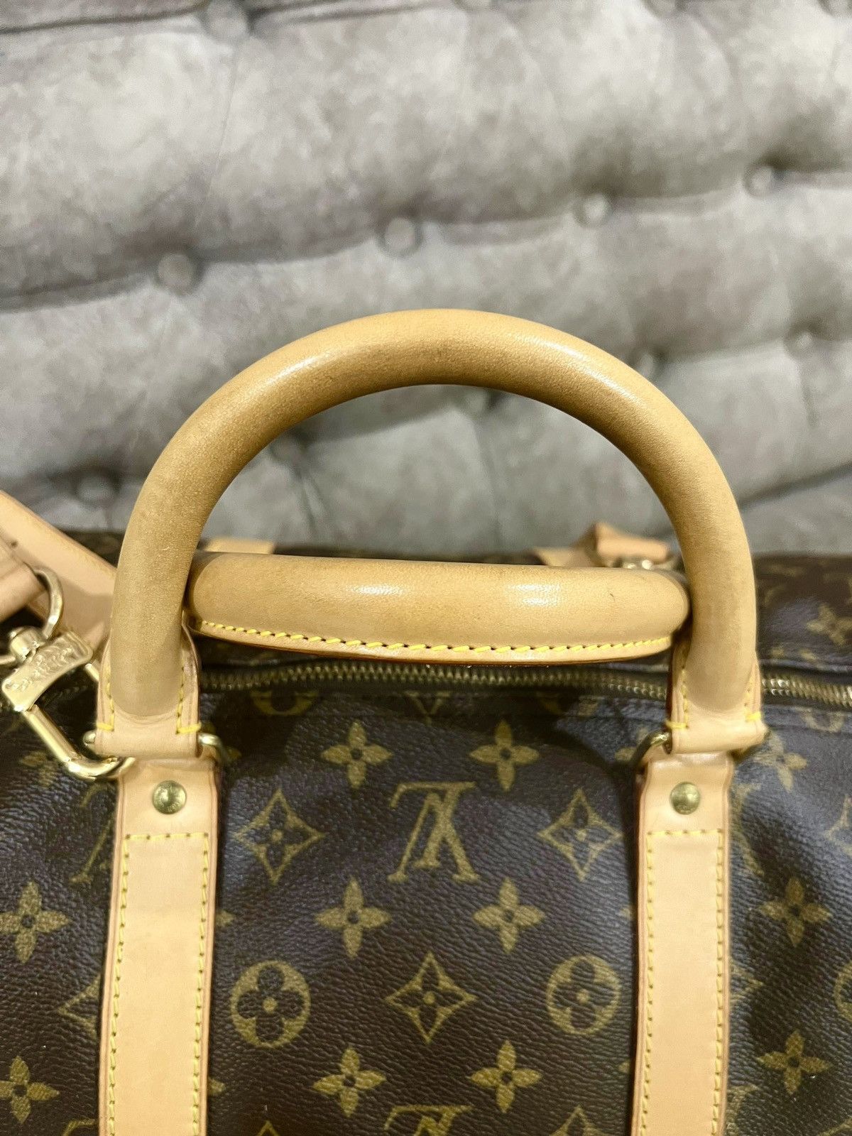 Louis Vuitton LOUIS VUITTON 'KEEPALL 55' Monogram FRANCE SUPERB CONDITION! Size ONE SIZE - 14 Thumbnail