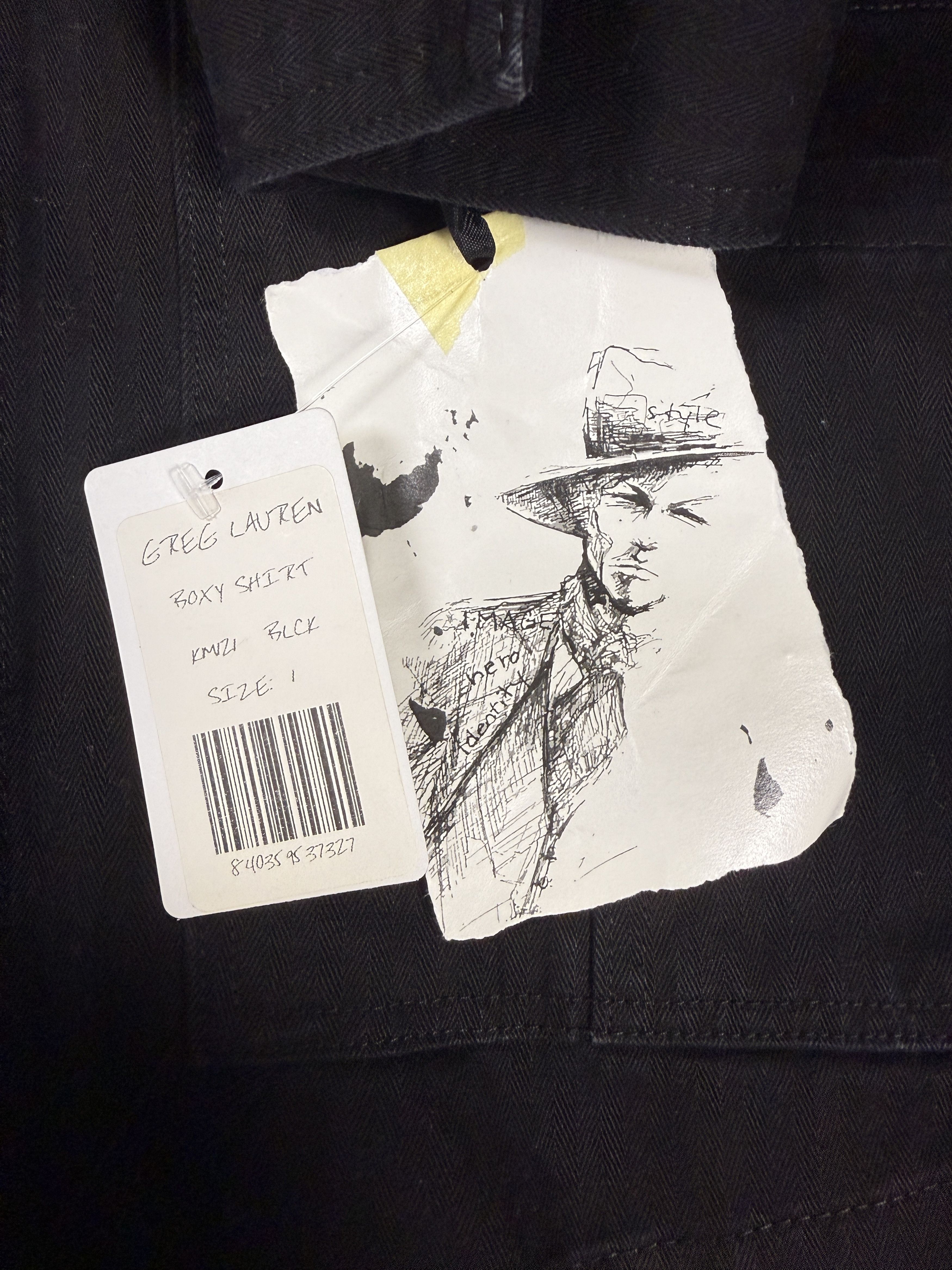 Greg Lauren $850 Greg Lauren Black Boxy Jacket Size US S / EU 44-46 / 1 - 9 Thumbnail