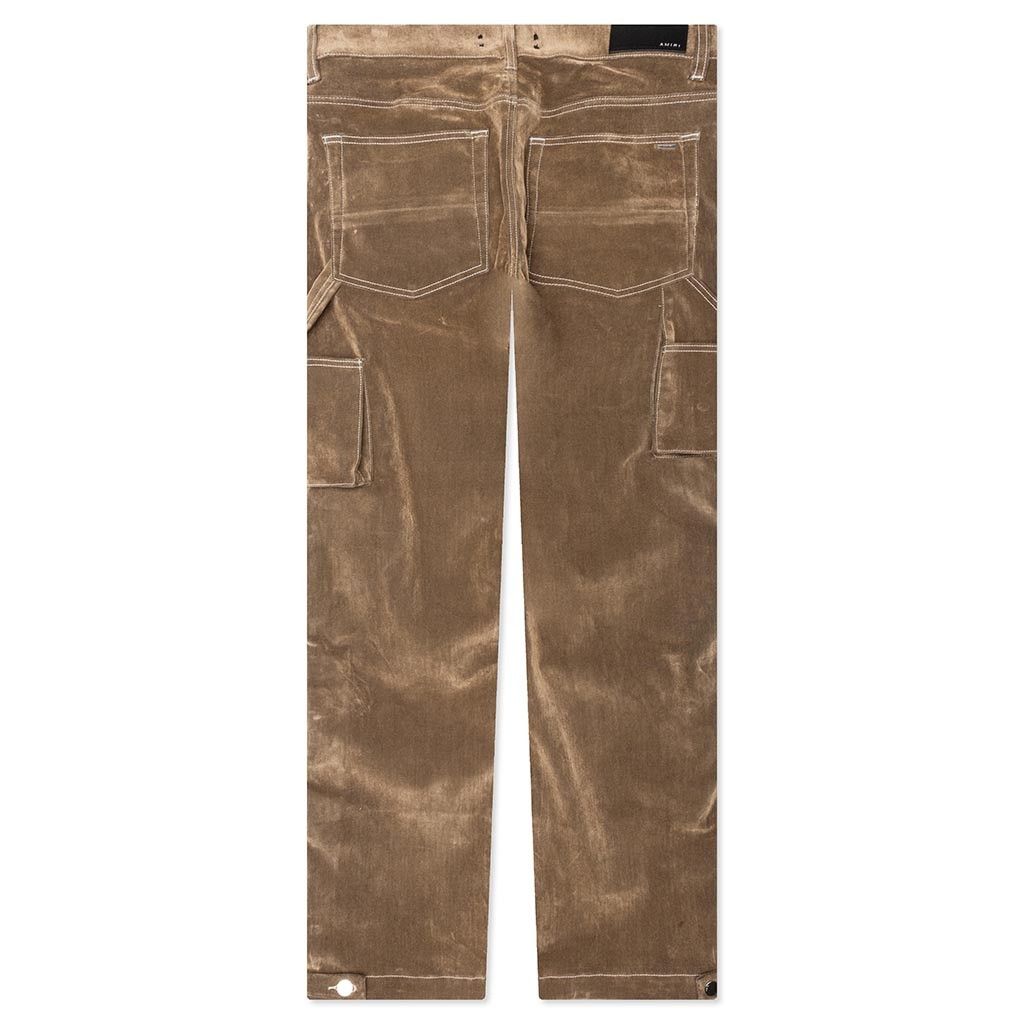 Amiri o1w1db10325 Flocked Carpenter Jeans in Brown Size US 32 / EU 48 - 2 Thumbnail