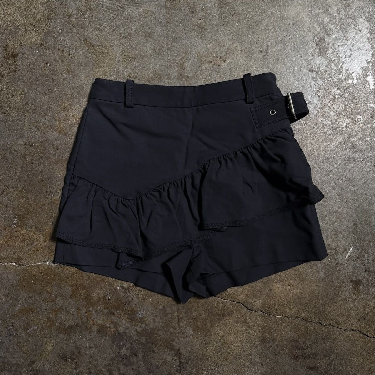 3.1 Phillip Lim 3.1 PHILLIP LIM Navy Ruffle Shorts - 0 Size 25" / US 0 / IT 36 - 1 Thumbnail