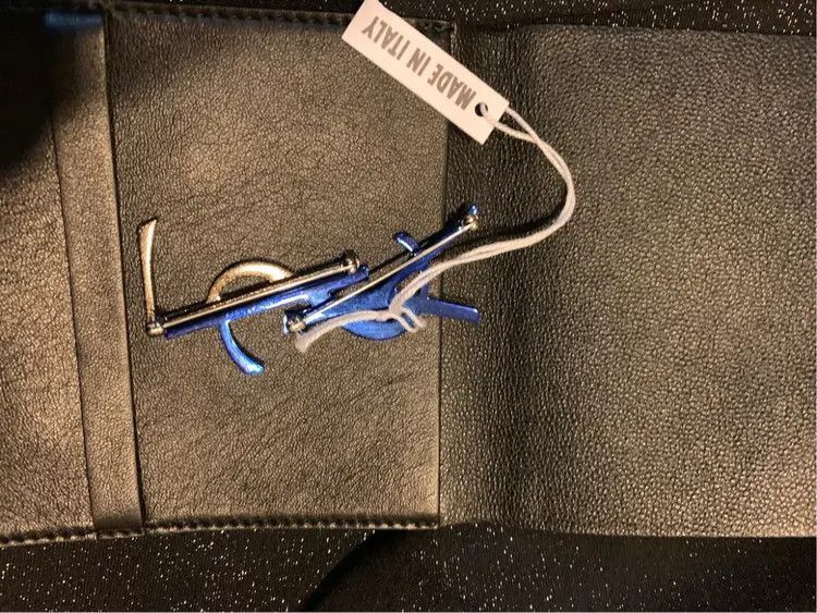 Saint Laurent Paris Saint Laurent Paris Runway Logo Pin-2505 Size ONE SIZE - 3 Thumbnail