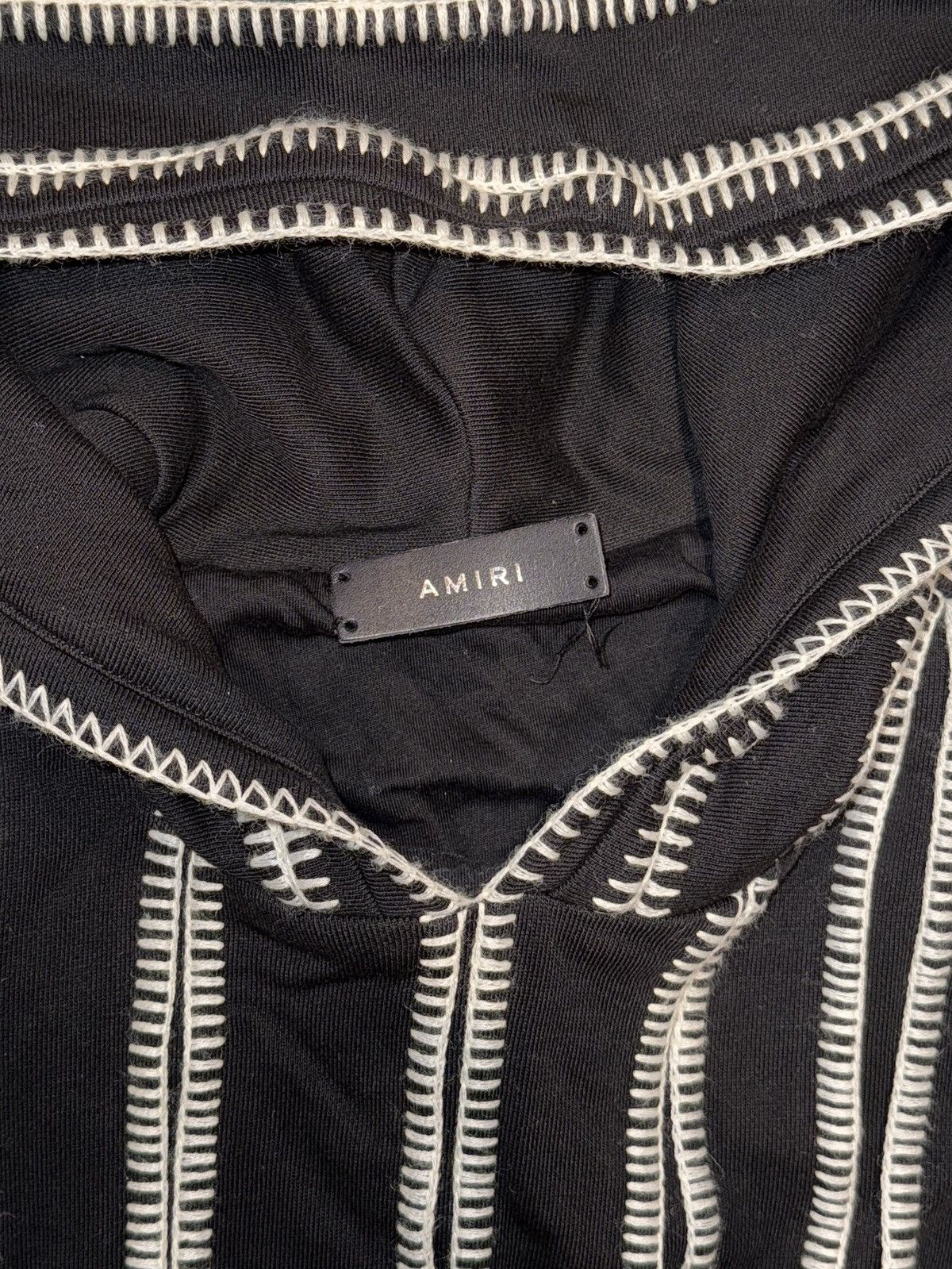 Amiri Amiri Handcrafted Wip Stitch Hoodie Size US M / EU 48-50 / 2 - 3 Thumbnail