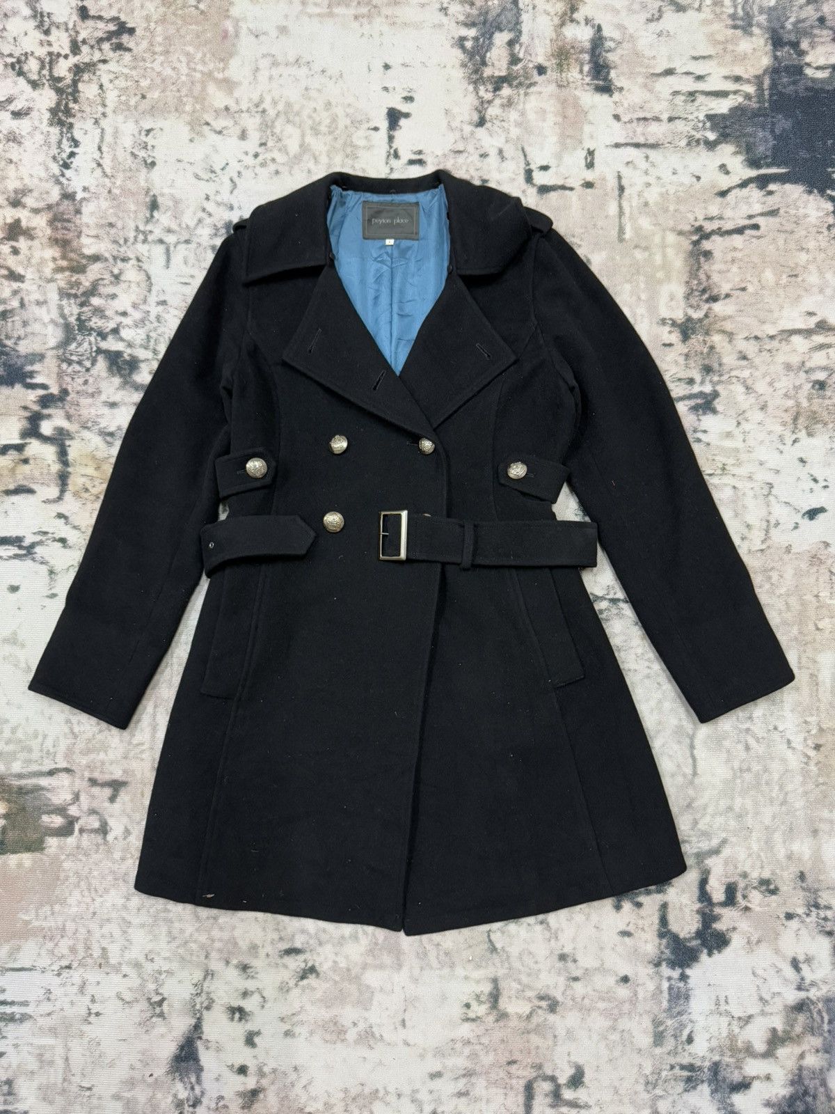 PPFM Peyton Place Wool Treche Coat Belted Jacket Size US S / EU 44-46 / 1 - 3 Thumbnail