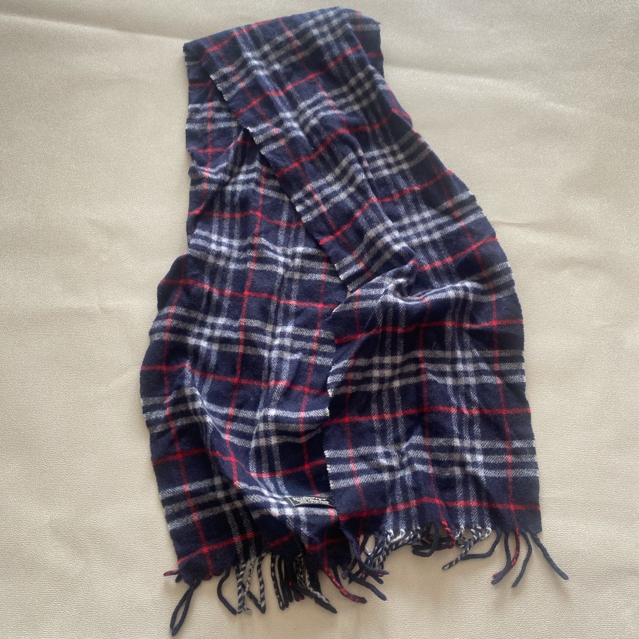 Burberry × Vintage BURBERRY SCARF Size ONE SIZE - 2 Thumbnail