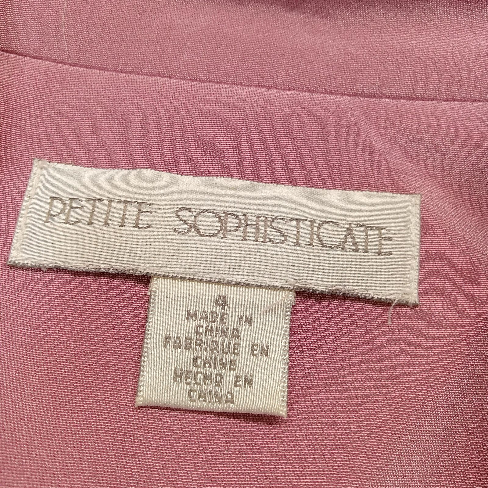 & Other Stories Petite Sophisticate Blazer Jacket 4 Women's Silk Lined Rose Size S / US 4 / IT 40 - 5 Thumbnail
