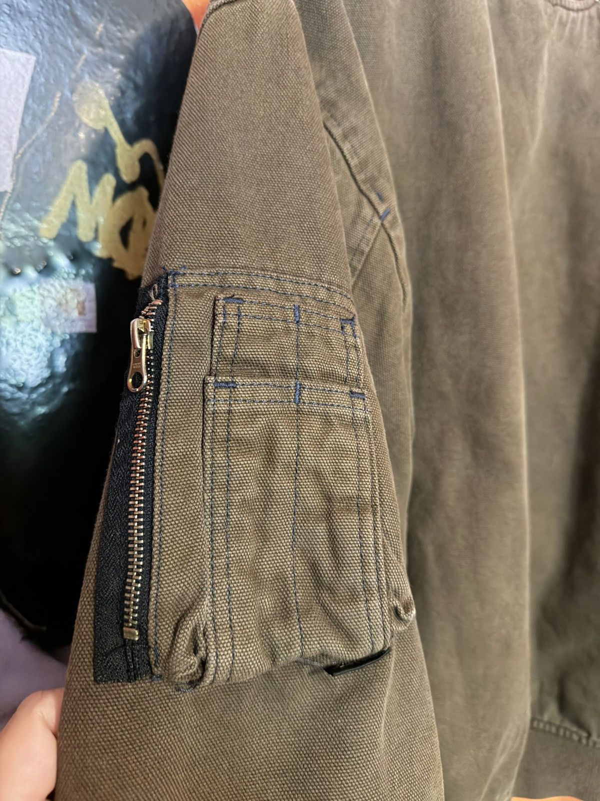 Stussy Stussy sample overdyed bomber Size US L / EU 52-54 / 3 - 3 Thumbnail