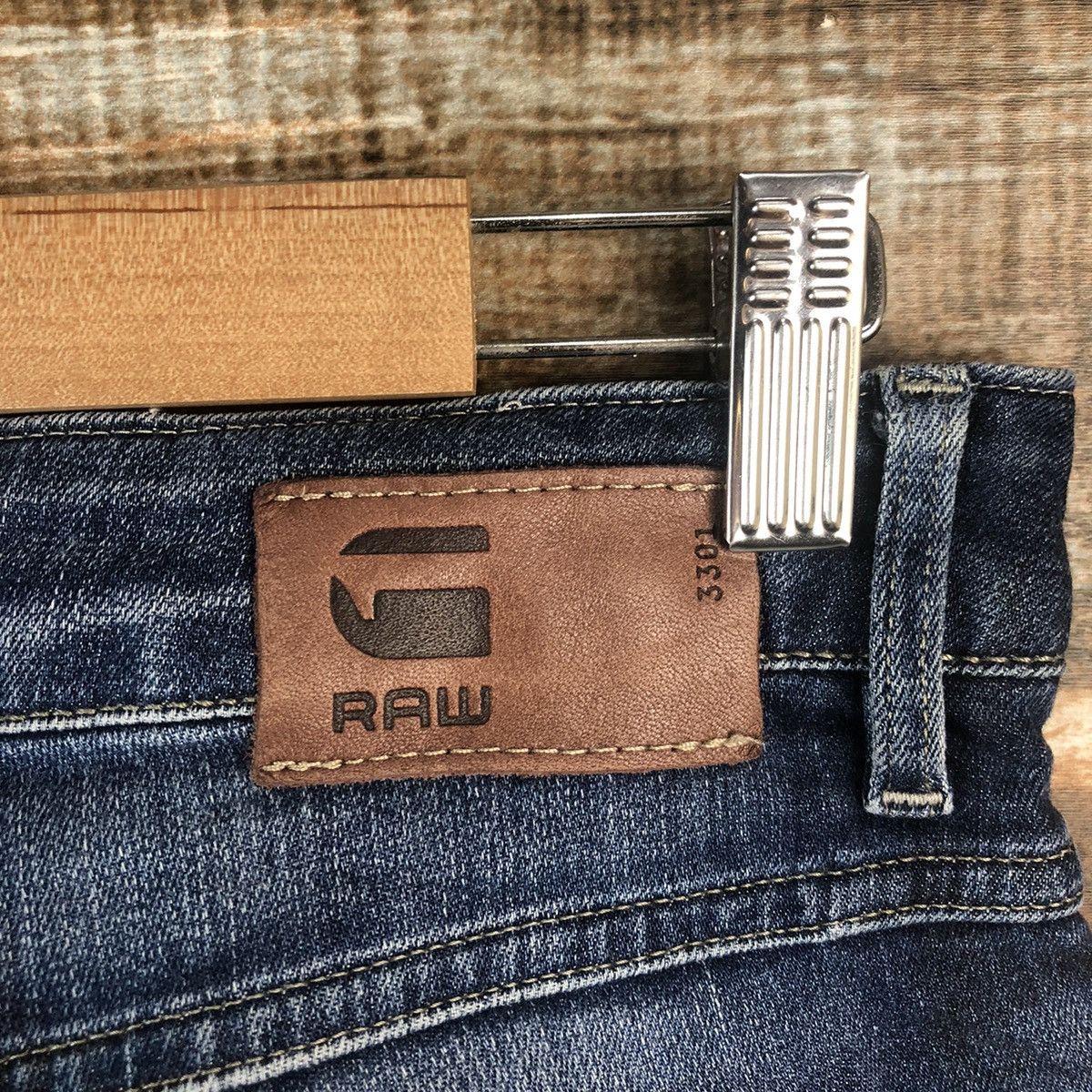 G-Star G Star Raw Blue Denim Pants #A2112 Size US 27 - 22 Thumbnail