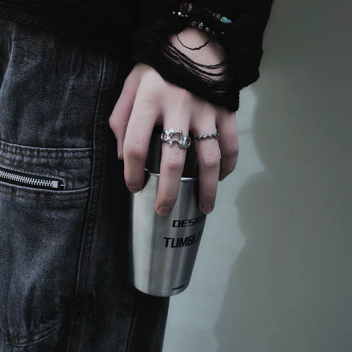 Japanese Brand × Vintage Retro punk rings Size ONE SIZE - 2 Thumbnail
