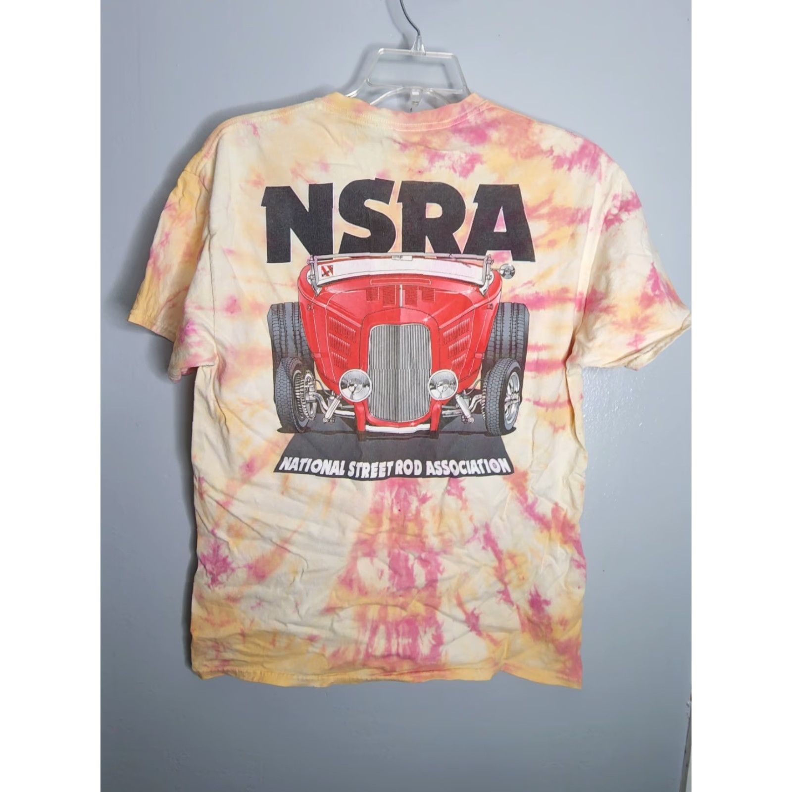 Gildan Mens L 2013 National Street Rod NSRA Tampa FL T-shirt Double Sided Tie Dye NSRA Street Rod Cars Logo Gildan T-Shirt Size US L / EU 52-54 / 3 - 2 Thumbnail