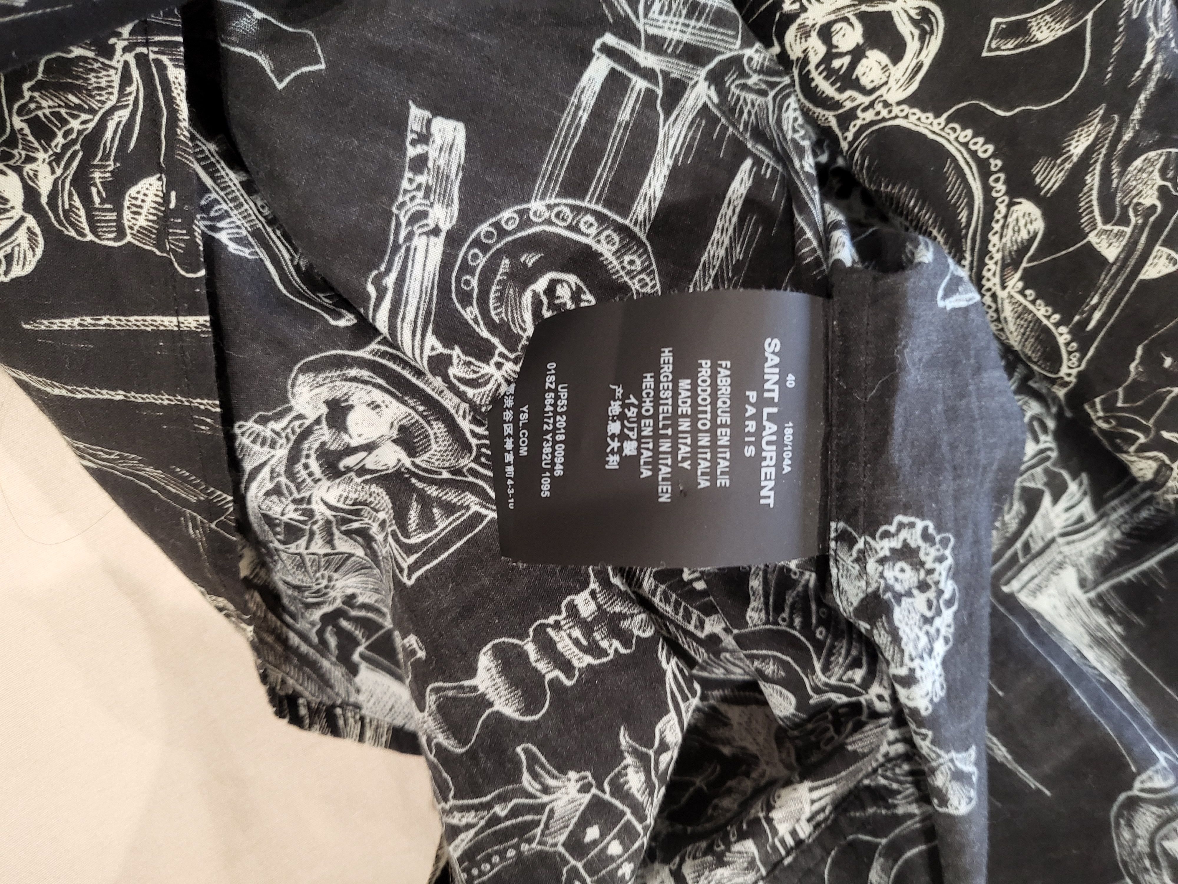 Saint Laurent Paris Saint Laurent Mexican Party Shirt Size US L / EU 52-54 / 3 - 2 Thumbnail