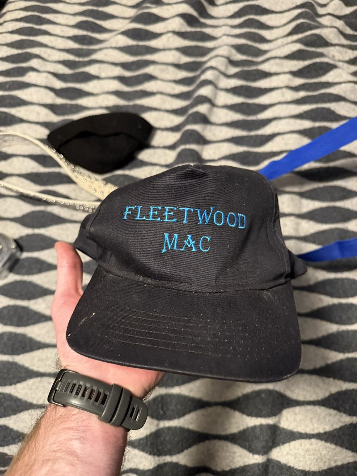 Vintage Fleetwood Mac embroidered hat vintage Size ONE SIZE - 1 Thumbnail