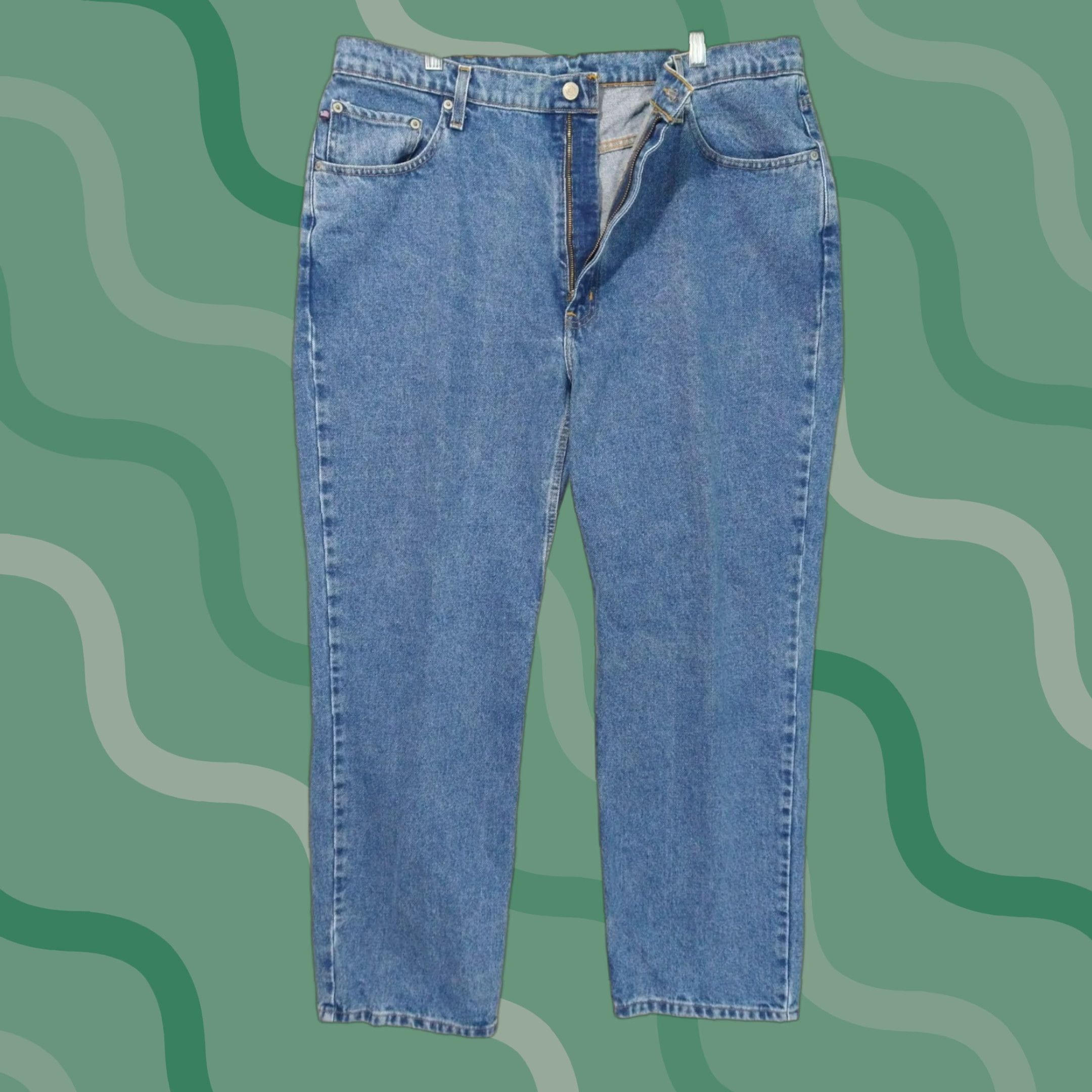 Polo Ralph Lauren Polo Ralph Lauren Jeans Classic Fit Straight Leg High Rise Mens 40x30 Blue Denim Size US L / EU 52-54 / 3 - 1 Thumbnail