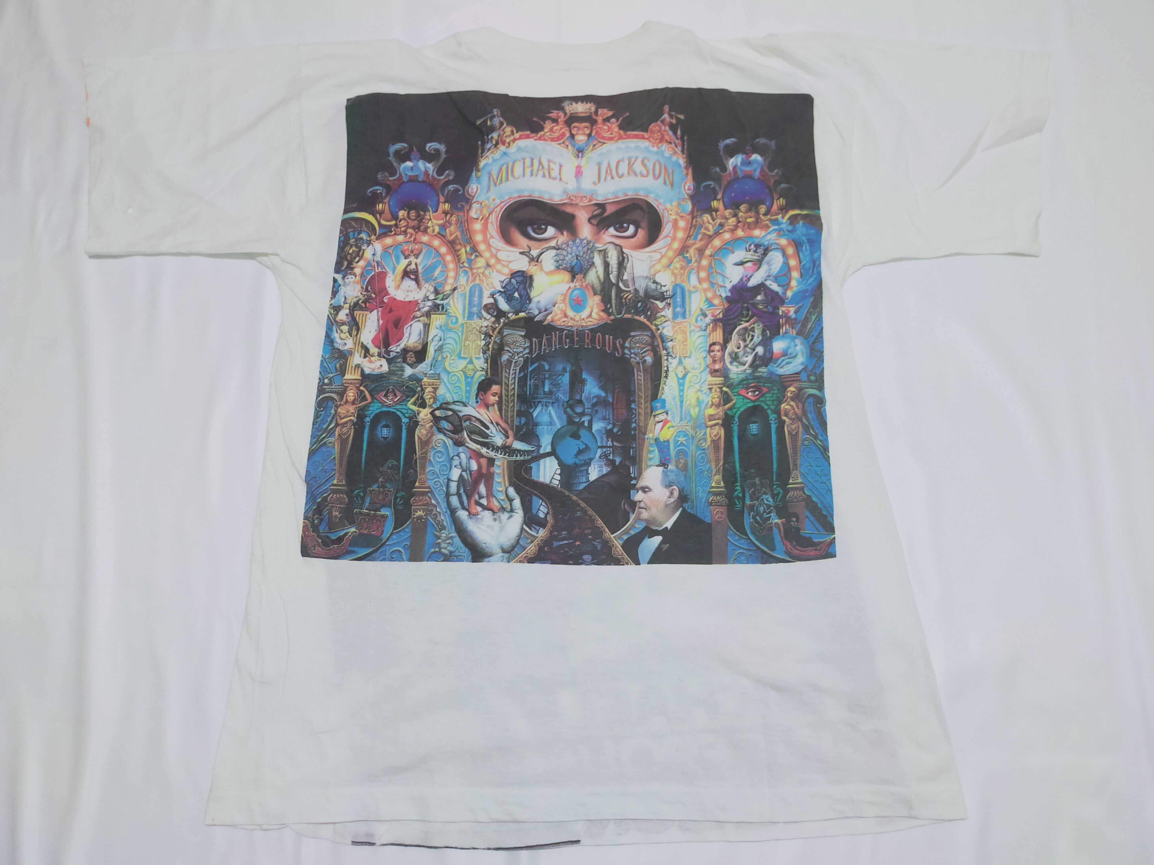 Other Michael Jackson Dangerous T-shirt Large Cotton Single Stitch Size US L / EU 52-54 / 3 - 2 Thumbnail