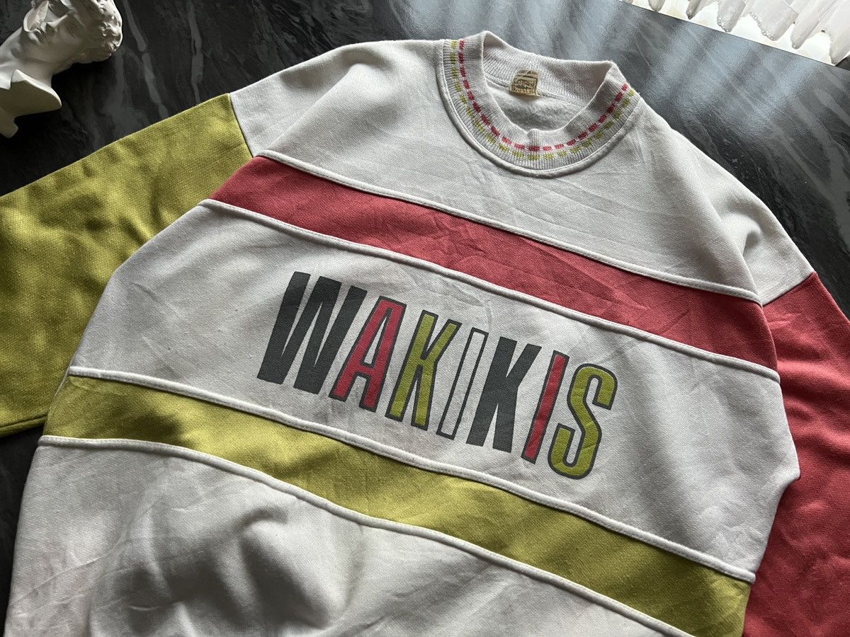 Vintage WAKIKIS : Swater Rare Pattern Match Collection Size US L / EU 52-54 / 3 - 5 Thumbnail