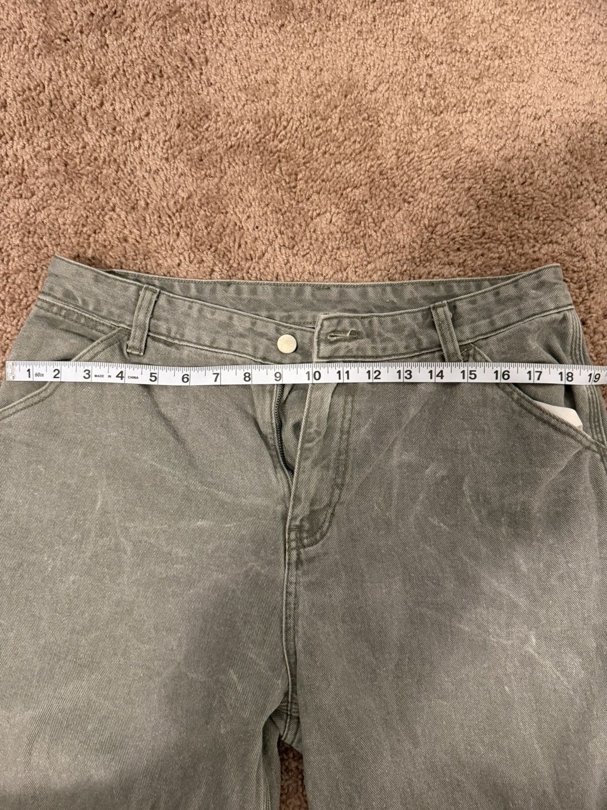 Other Green Denim Pants Size US 32 / EU 48 - 3 Thumbnail