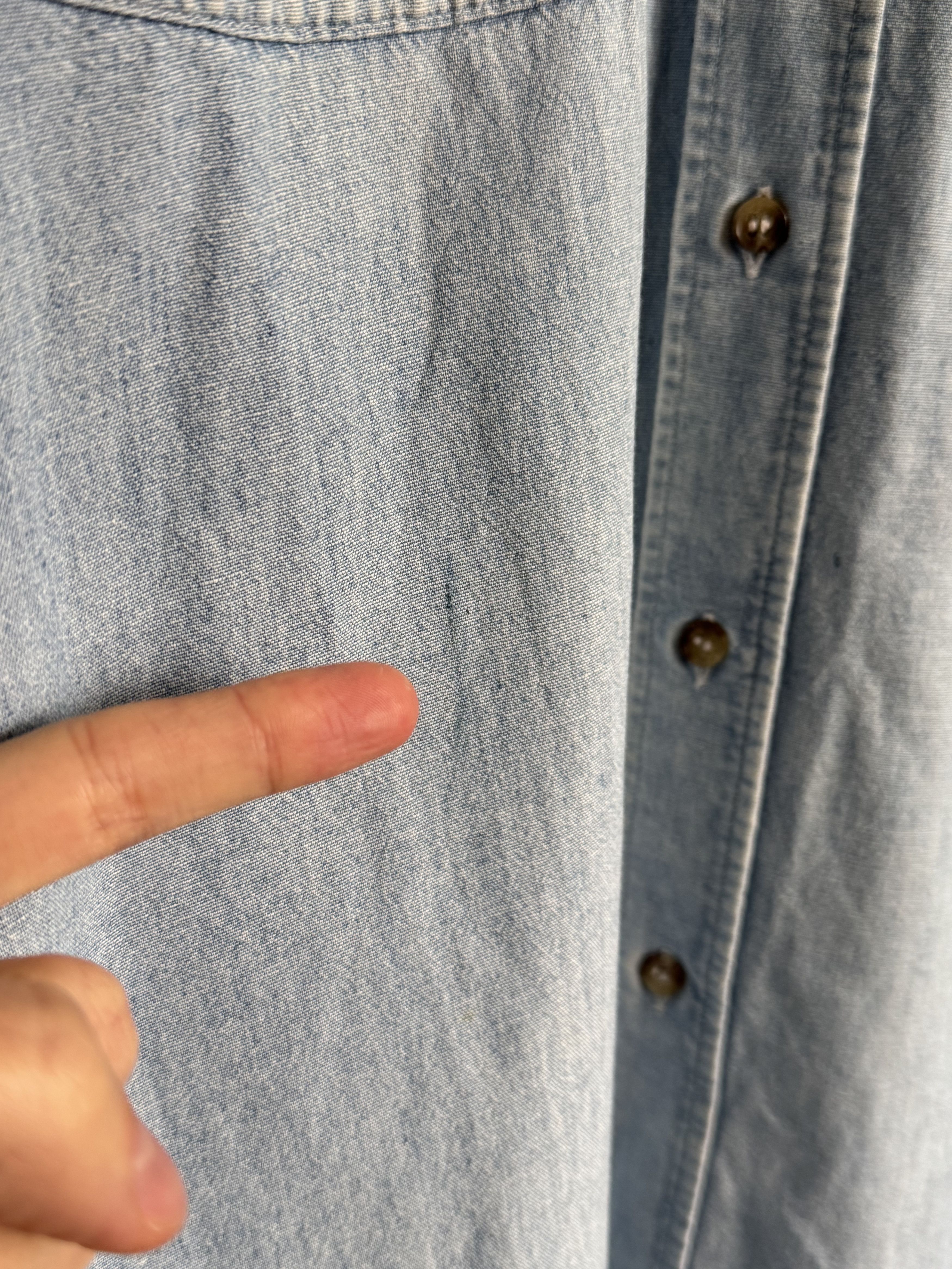 Burberry × Vintage Vintage Burberry Denim Shirt Size US M / EU 48-50 / 2 - 6 Thumbnail